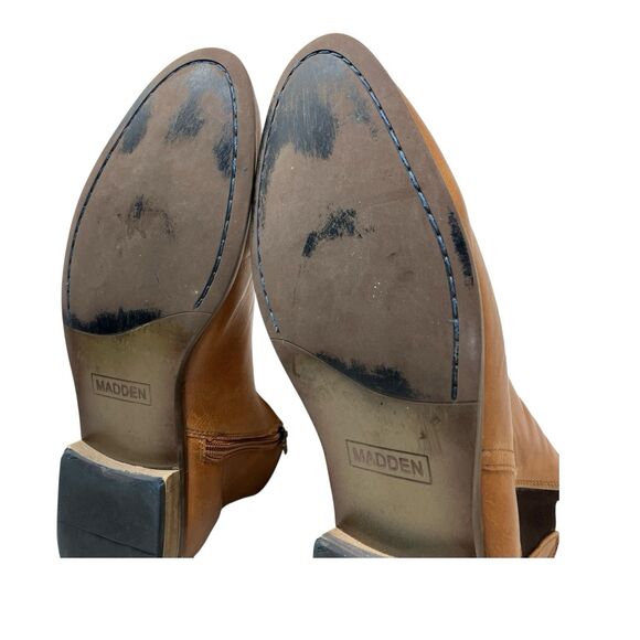 Steve Madden Ankle Boots Mens 9.5 Brown Side Zip‎ Chelsea Smart Casual main image 2